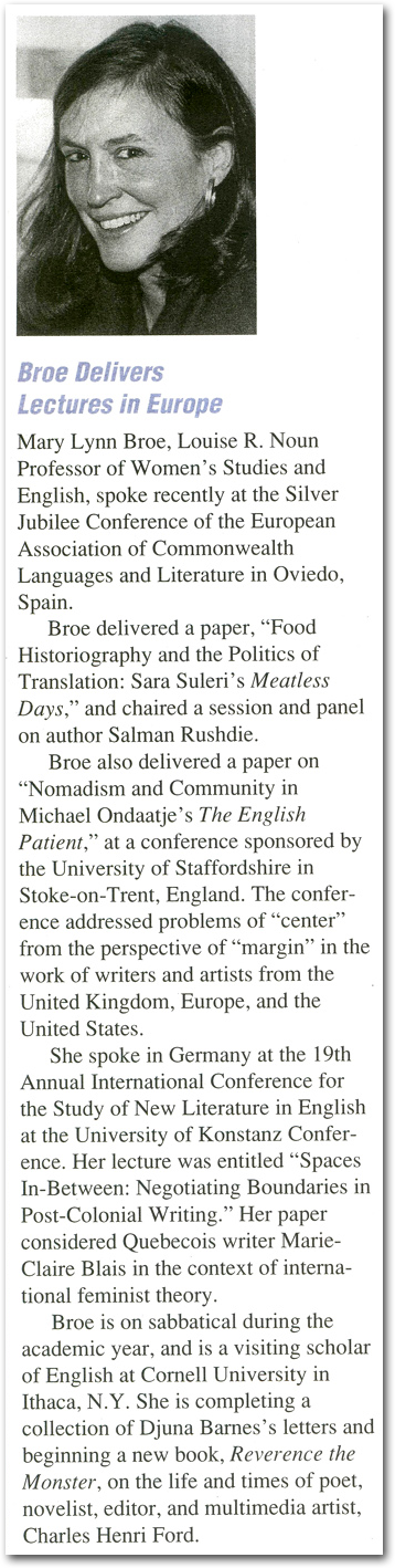 from Grinnell Magazine, XXVIII, no. 2